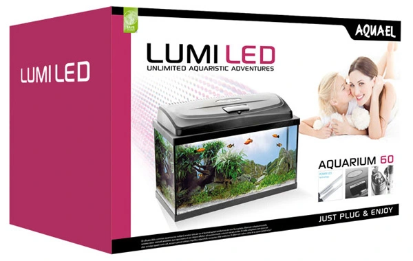 AquaEl Lumi Led Set-60 - Akvarie Startersæt med LED